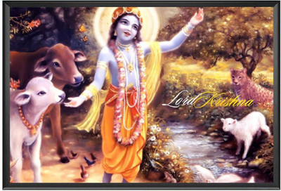 

Aabhaas Krishna Wall Poster Fine Art Print(12 inch X 18 inch, Rolled)