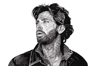 

Aabhaas Hrithik Roshan Wall Poster Fine Art Print(12 inch X 18 inch, Rolled)
