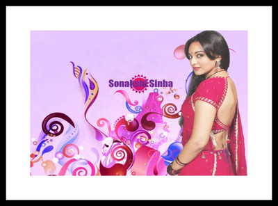 

Aabhaas Sonakshi Sinha Wall Poster Fine Art Print(12 inch X 18 inch, Rolled)