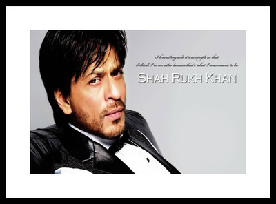 

Aabhaas Shahrukh Khan Wall Poster Fine Art Print(12 inch X 18 inch, Rolled)