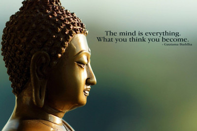 

Aabhaas Buddha Wall Poster Fine Art Print(12 inch X 18 inch, Rolled)