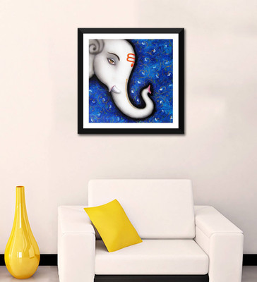 

Aabhaas Ganesha Wall Poster Fine Art Print(12 inch X 18 inch, Rolled)