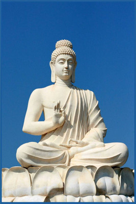 

Aabhaas Buddha Wall Poster Fine Art Print(12 inch X 18 inch, Rolled)