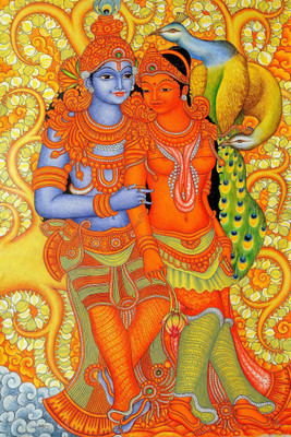 

Aabhaas Krishna Wall Poster Fine Art Print(12 inch X 18 inch, Rolled)