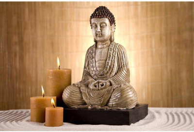

Aabhaas Buddha Wall Poster Fine Art Print(12 inch X 18 inch, Rolled)