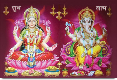 

Aabhaas Ganesha Wall Poster Fine Art Print(12 inch X 18 inch, Rolled)