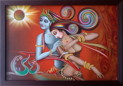 Aabhaas Krishna Wall Poster Fine Art Print(12 inch X 18 inch, Rolled)