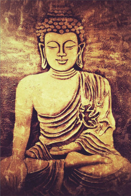 

Aabhaas Buddha Wall Poster Fine Art Print(12 inch X 18 inch, Rolled)
