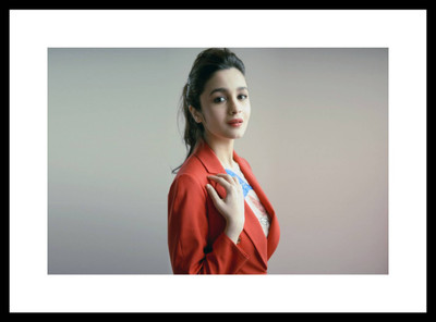 

Aabhaas Alia Bhatt Wall Poster Fine Art Print(12 inch X 18 inch, Rolled)