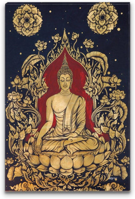 

Aabhaas Buddha Wall Poster Fine Art Print(12 inch X 18 inch, Rolled)