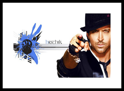 

Aabhaas Hrithik Roshan Wall Poster Fine Art Print(12 inch X 18 inch, Rolled)