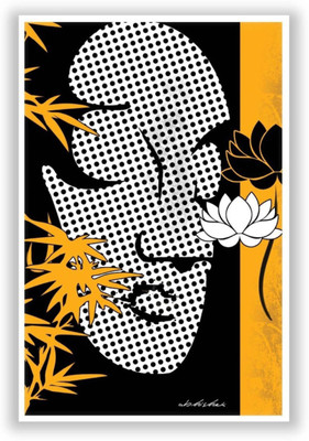 

Aabhaas Buddha Wall Poster Fine Art Print(12 inch X 18 inch, Rolled)