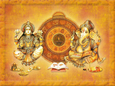

Aabhaas Ganesha Wall Poster Fine Art Print(12 inch X 18 inch, Rolled)