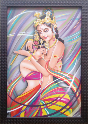 

Aabhaas Krishna Wall Poster Fine Art Print(12 inch X 18 inch, Rolled)