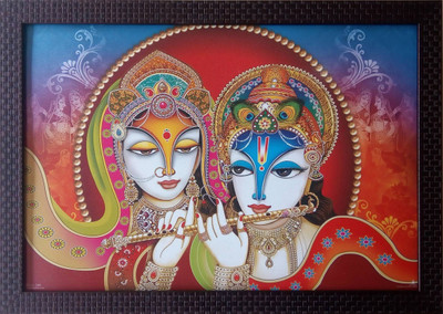 

Aabhaas Krishna Wall Poster Fine Art Print(12 inch X 18 inch, Rolled)