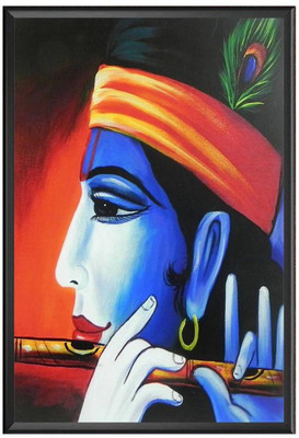 

Aabhaas Krishna Wall Poster Fine Art Print(12 inch X 18 inch, Rolled)