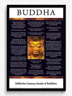 

Aabhaas Buddha Wall Poster Fine Art Print(12 inch X 18 inch, Rolled)