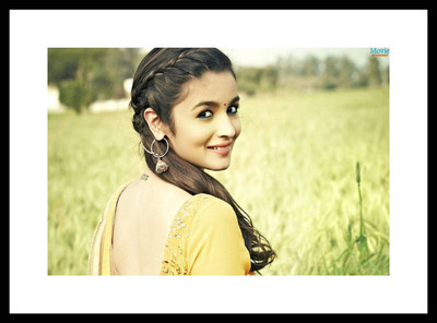 

Aabhaas Alia Bhatt Wall Poster Fine Art Print(12 inch X 18 inch, Rolled)