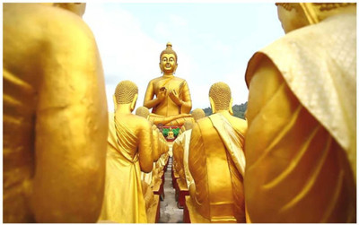 

Aabhaas Buddha Wall Poster Fine Art Print(12 inch X 18 inch, Rolled)