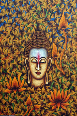 

Aabhaas Buddha Wall Poster Fine Art Print(12 inch X 18 inch, Rolled)