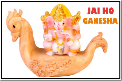 

Aabhaas Ganesha Wall Poster Fine Art Print(12 inch X 18 inch, Rolled)