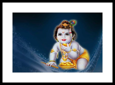 

Aabhaas Krishna Wall Poster Fine Art Print(12 inch X 18 inch, Rolled)