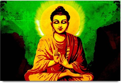 

Aabhaas Buddha Wall Poster Fine Art Print(12 inch X 18 inch, Rolled)