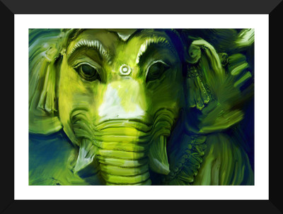

Aabhaas Ganesha Wall Poster Fine Art Print(12 inch X 18 inch, Rolled)