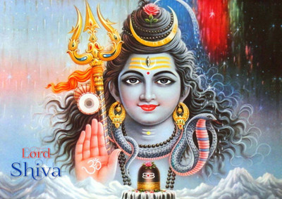 

Aabhaas Shiva Wall Poster Fine Art Print(12 inch X 18 inch, Rolled)