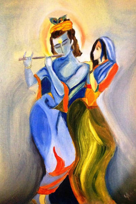 

Aabhaas Krishna Wall Poster Fine Art Print(12 inch X 18 inch, Rolled)