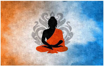 

Aabhaas Buddha Wall Poster Fine Art Print(12 inch X 18 inch, Rolled)