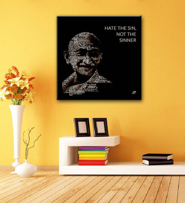 

Aabhaas Mahatma Gandhi Wall Poster Fine Art Print(12 inch X 18 inch, Rolled)