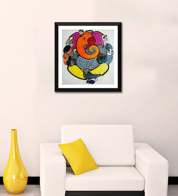 

Aabhaas Ganesha Wall Poster Fine Art Print(12 inch X 18 inch, Rolled)