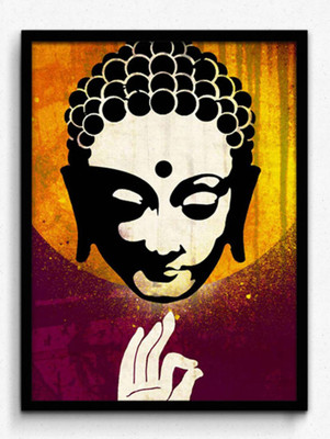 

Aabhaas Buddha Wall Poster Fine Art Print(12 inch X 18 inch, Rolled)