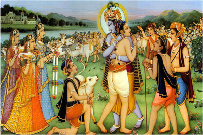 

Aabhaas Krishna Wall Poster Fine Art Print(12 inch X 18 inch, Rolled)