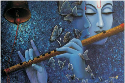 

Aabhaas Krishna Wall Poster Fine Art Print(12 inch X 18 inch, Rolled)