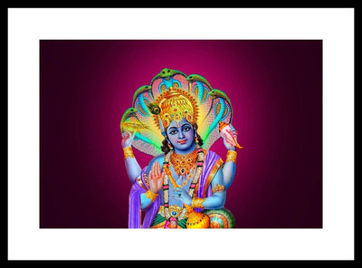 

Aabhaas Vishnu Wall Poster Fine Art Print(12 inch X 18 inch, Rolled)