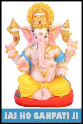 

Aabhaas Ganesha Wall Poster Fine Art Print(12 inch X 18 inch, Rolled)