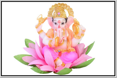 

Aabhaas Ganesha Wall Poster Fine Art Print(12 inch X 18 inch, Rolled)