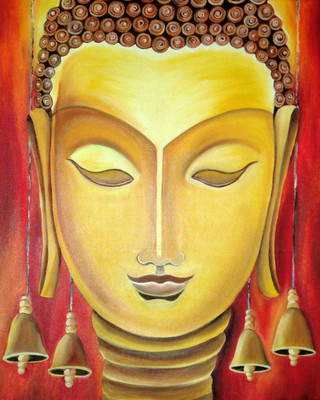 

Aabhaas Buddha Wall Poster Fine Art Print(12 inch X 18 inch, Rolled)