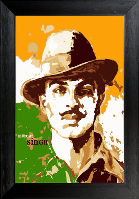 

Aabhaas Bhagat Singh Wall Poster Fine Art Print(12 inch X 18 inch, Rolled)
