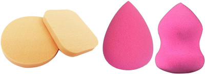 

NewveZ Set of 4 Makeup Beauty Foundation Cream Powder Liquid Blender Sponge Puff