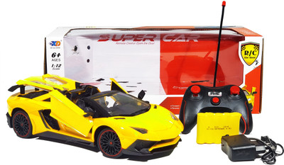 

Stylo Styloo 1:12 Scale Remote Control Lambo Super Car(Yellow)