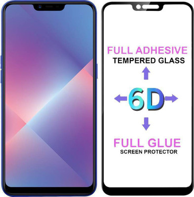 Express Buy Edge To Edge Tempered Glass for OPPO F7(Pack of 1)