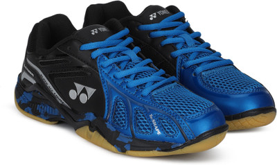 

Yonex SUPERACELT Badminton Shoes For Men(Blue, Black, Deep blue black
