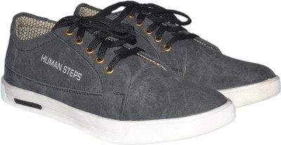 

Human Steps Black Casuals For Men(Black