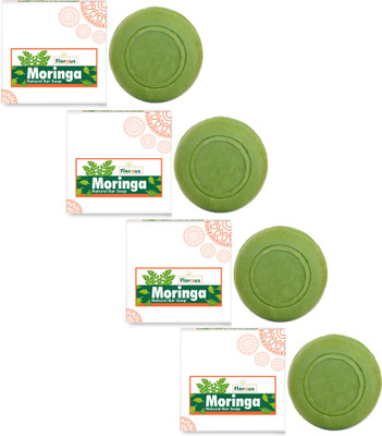 

Florous Moringa Natural soap ( 4 x 100 )(400 g, Pack of 4)