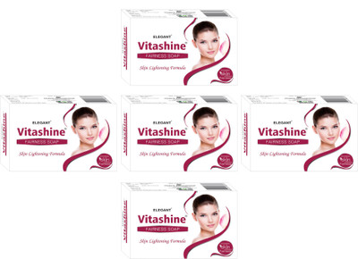 

Elegant VITASHINE FAIRNESS SOAP Skin Lightening Formula(75 g, Pack of 5)