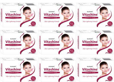 

Elegant FAIRNESS SOAP Skin Lightening Formula(75 g, Pack of 9)