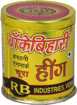 

BANKEY BIHARI Yellow Strong Compounded Bandhani Hing Powder (Asafoetida/Heeng) 50gm x 12 Tin Pack(12 packs of 50gm each)(12 x 0.08 g)